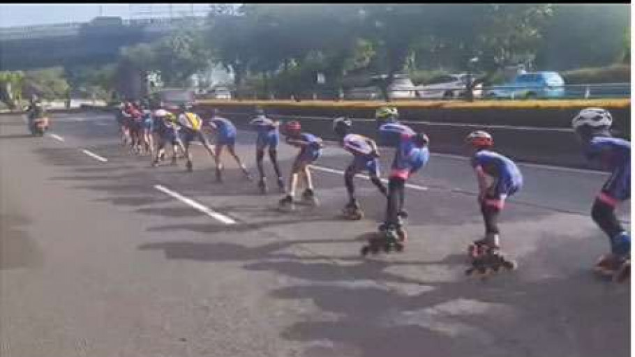 Aksi Rombongan Sepatu Roda di Jalan Raya Dapat Perhatian Wagub