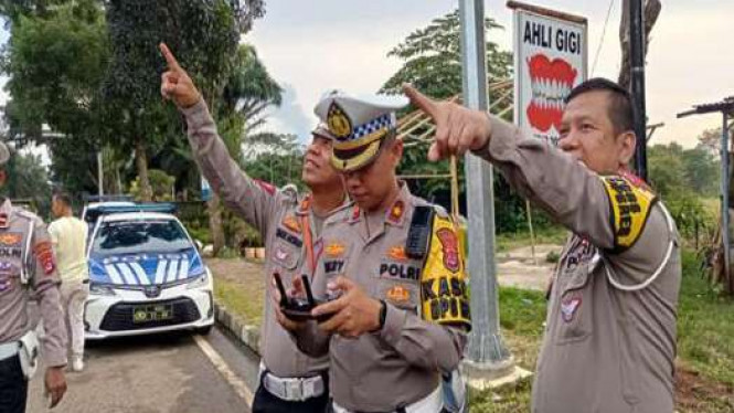 Tangerang City Police Traffic Unit Begins ETLE Drone Trial