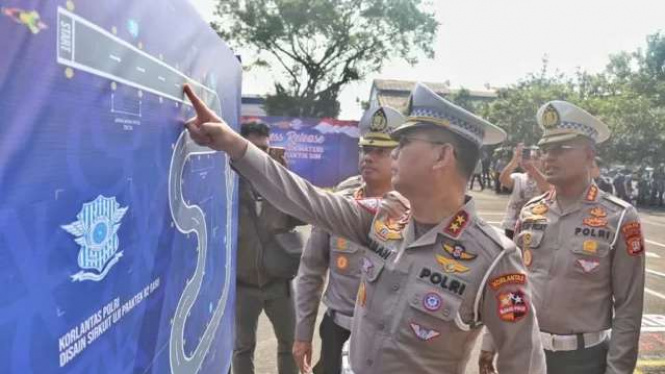 Bayar ujian SIM tidak bisa tunai, mencegah praktik pungli