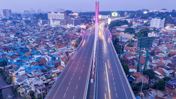 Jalan layang di Bandung tutup saat malam tahun baru