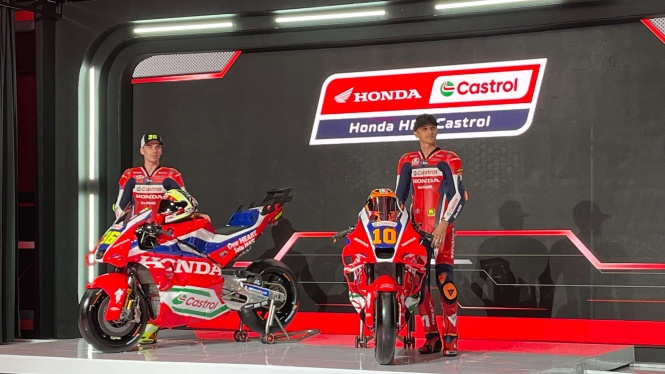 Honda Luncurkan Motor Balap Baru Marini dan Mir di Cikarang