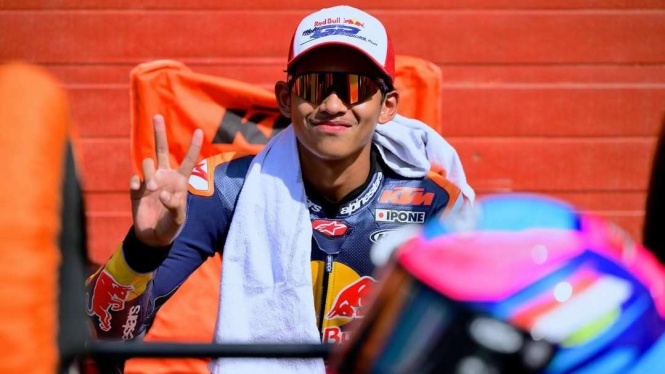 Kata Veda Ega Pratama Usai Kibarkan Merah Putih di Sirkuit Mugello