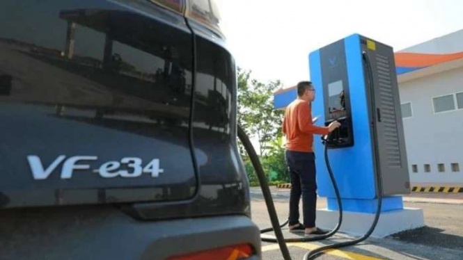 VinFast Berniat Bangun 63 Ribu SPKLU Tahun InI di Indonesia