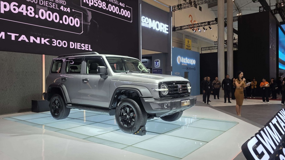 GWM Tank 300 Diesel Meluncur di GIIAS 2025, Dijual Rp 598 Jutaan