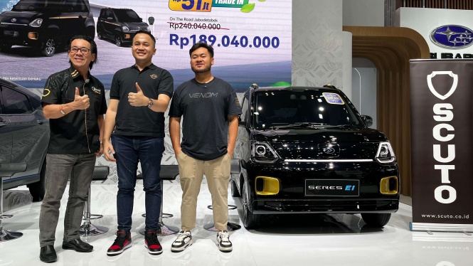 Ada Seres E1 Black Edition Limited di GIIAS, Harga Rp 200 Jutaan