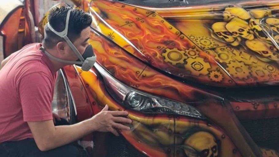 Tiga Dekade Tomi Airbrush Berkarya, Siap Majukan Dunia Otomotif