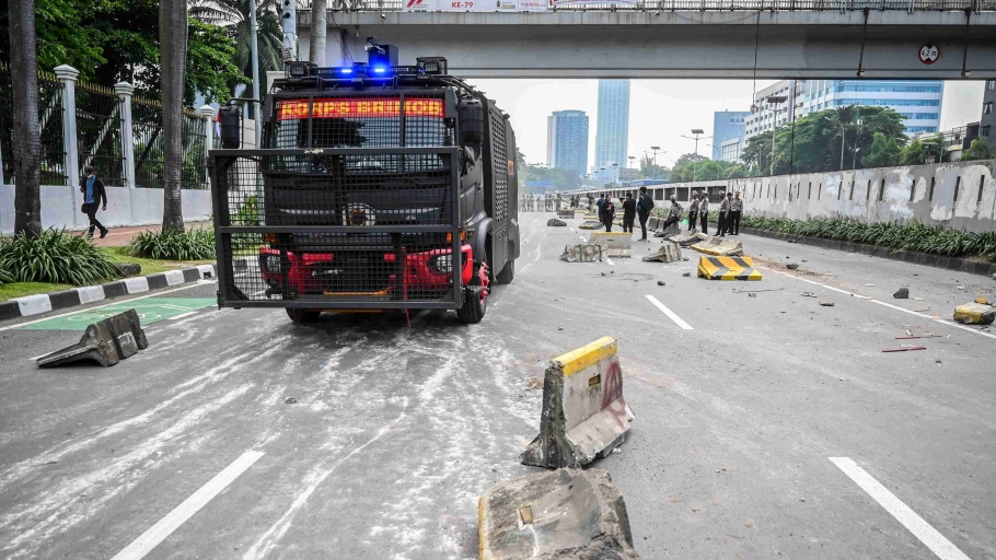 Jalan Menuju Gedung DPR RI dan Medan Merdeka Ditutup Imbas Demo