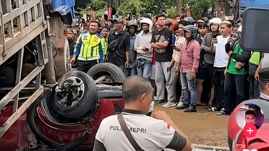 Truk Blong Penyebab Kecelakaan di Batam, Satu Orang Meninggal
