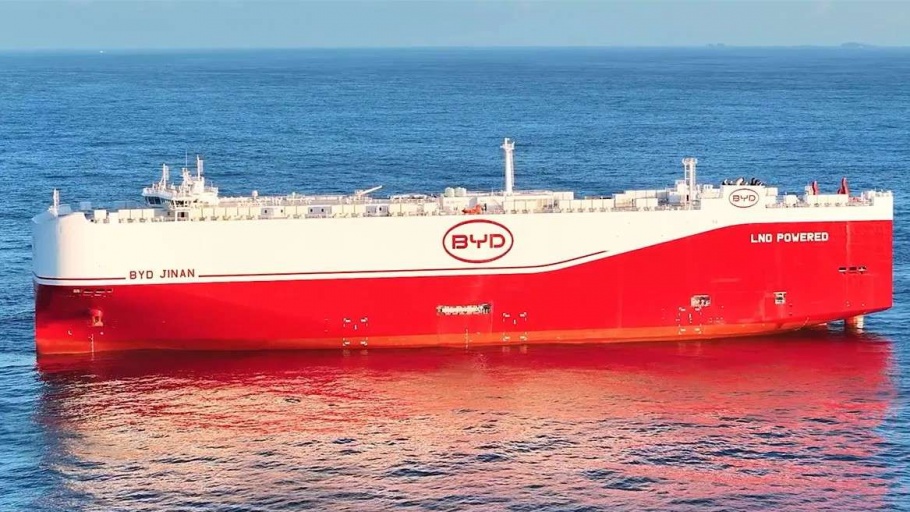 BYD Luncurkan Kapal Baru Lagi, Angkut Ribuan Mobil Listrik