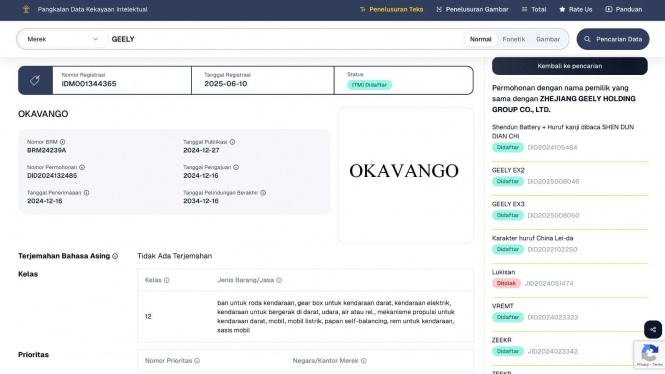 Geely Okavango Terdaftar di Indonesia