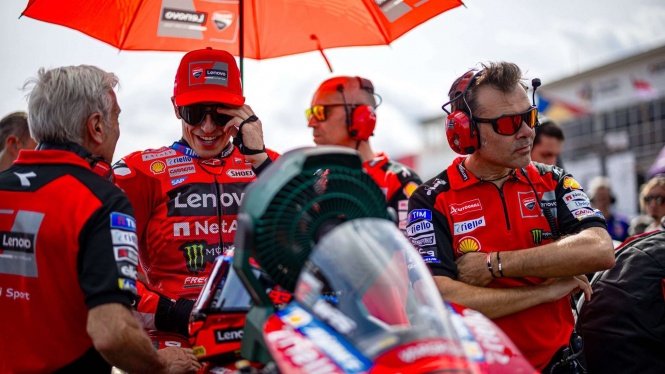 Gravel Disebut Jadi Penyebab Marc Marquez Cedera Parah di Mandalika