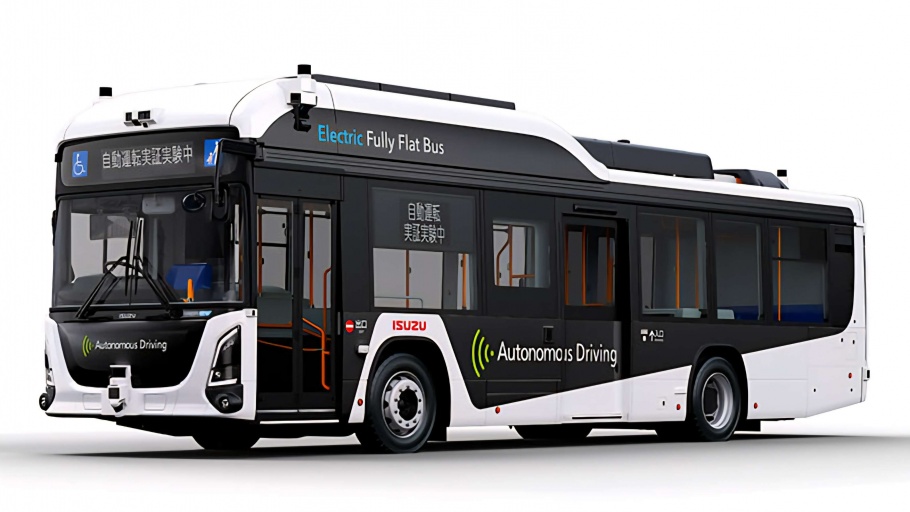 Isuzu Teams Up with Toyota to Showcase Erga FCV Hydrogen Bus