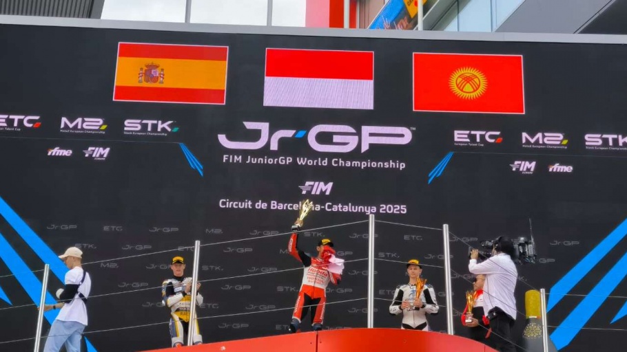 Start ke-24, Kiandra Ramadhipa Jadi Jawara di ETC Cataluna