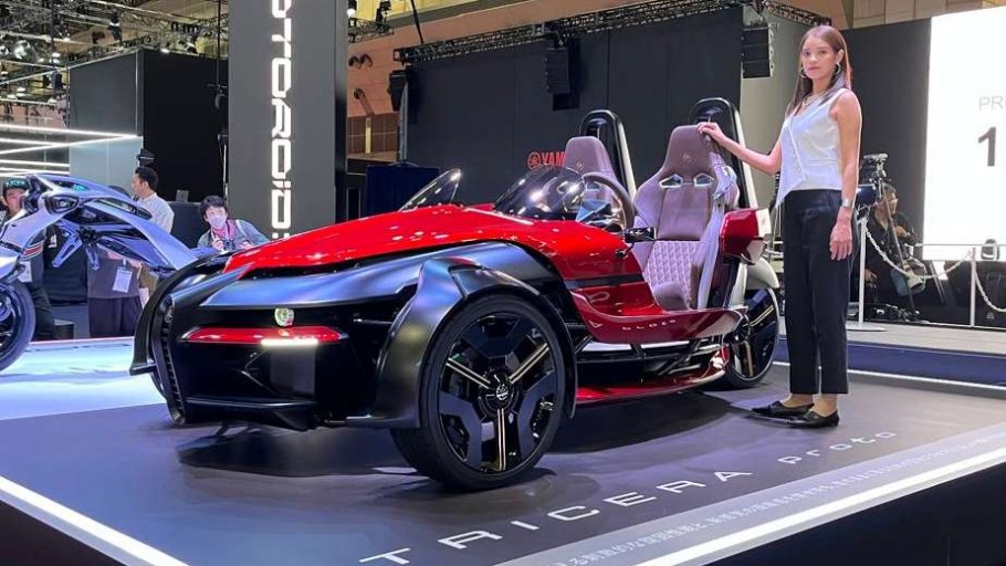 Yamaha Tricera Proto, Kawin Silang Motor dan Mobil Bertenaga Hidrogen