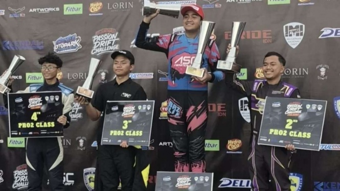 Ahmad Rofbell Sukses Sabet Dua Gelar Bergengsi di Drift Nasional