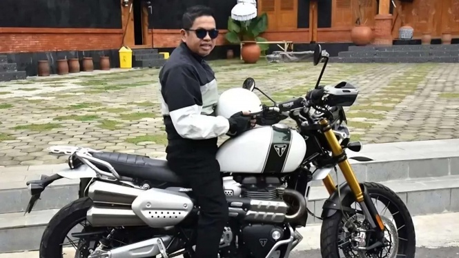 Intip Kelebihan Triumph Scrambler Dedi Mulyadi untuk Blusukan