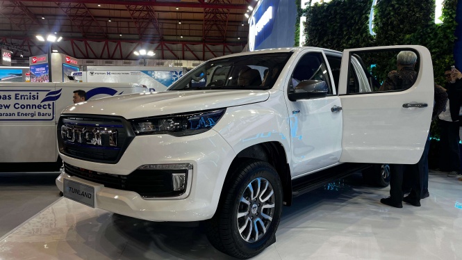 Foton Luncurkan Double Cabin Listrik eTunland di GIICOMVEC 2026
