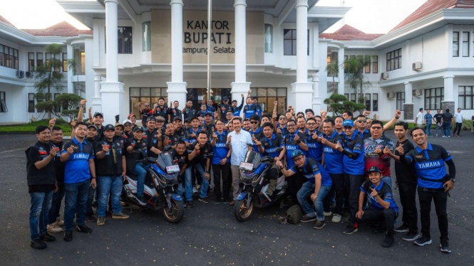 JMC Tuntaskan Touring 500 KM, Jelajahi Keindahan Lampung Selatan