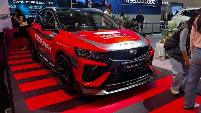 Geely Coolray Modifikasi Mejeng di GIIAS 2026, Cocok Buat Balap