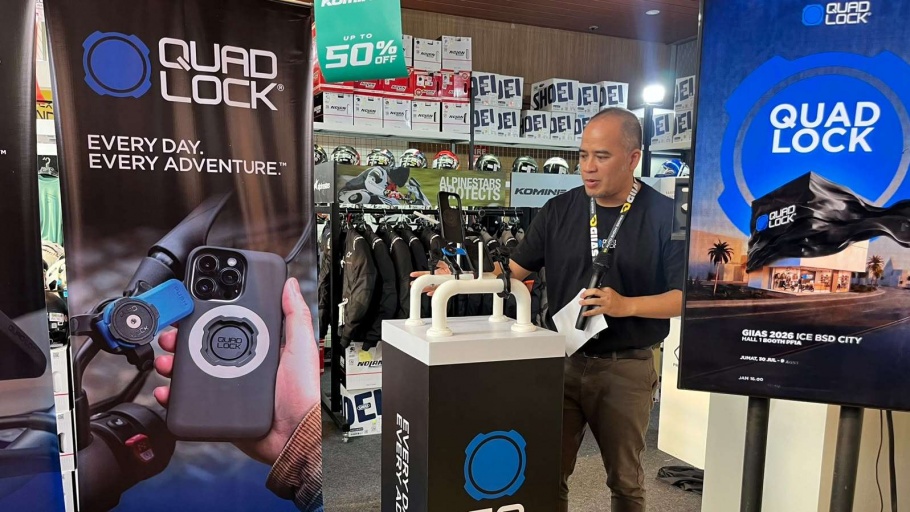 Quad Lock Resmi Hadir di Indonesia lewat Deride