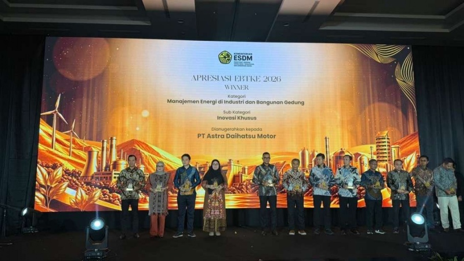 Daihatsu Buktikan Komitmen Efisiensi Energi, Raih Penghargaan